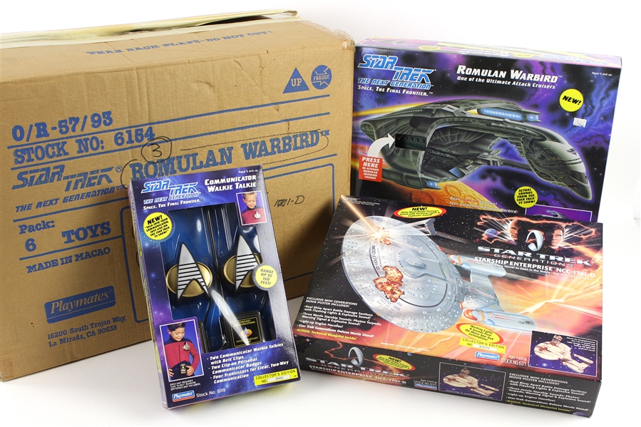 1993-1994 Star Trek Playmates Toys (Lot of 7)