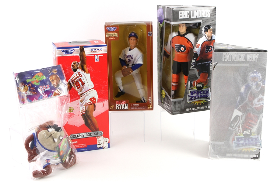 1996-1998 Assorted Sports Figurines and Dolls (Lot of 5)