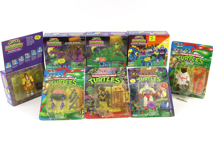 1989-92 Teenage Mutant Ninja Turtles Addams Family Robin Hood Prince of Thieves MOC Action Figure Collection - Lot of 25