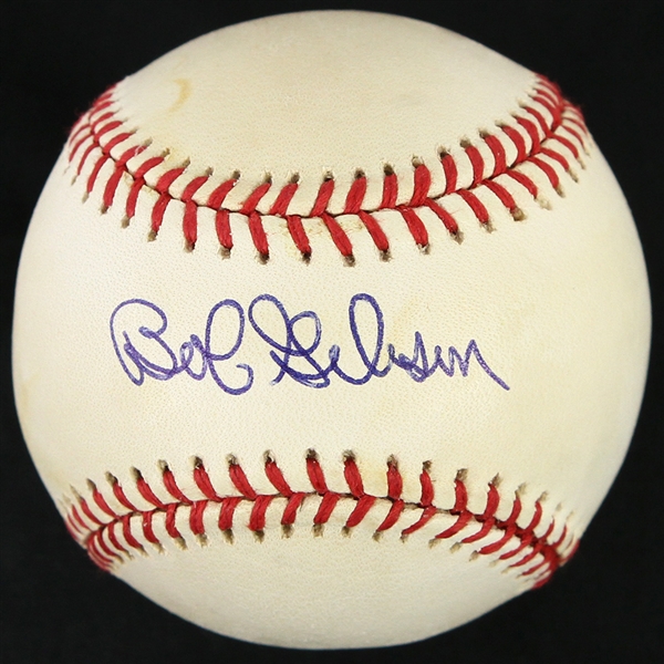 1993-94 Bob Gibson St. Louis Cardinals Signed ONL White Baseball (JSA)