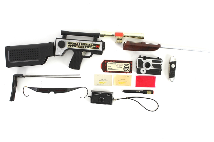 1964 Agent Zero Spy Kit w/ Original Case, Radio/Pistol, Camera, Knife, Scope & More