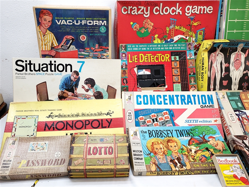1950s - 1960s Vintage Board Games (Lot of 25+)
