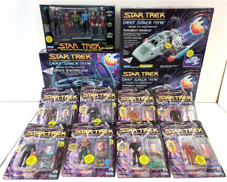 1993-94 Star Trek Deep Space Nine MOC MIB Action Figure & Toy Collection - Lot of 12