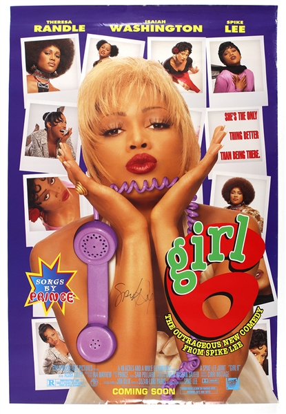 1996 Spike Lee "Girl 6" Signed 27"x 40" Film Poster (JSA)