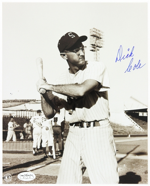 1951 Dick Cole St. Louis Cardinals Autographed 8x10 Photo *JSA*