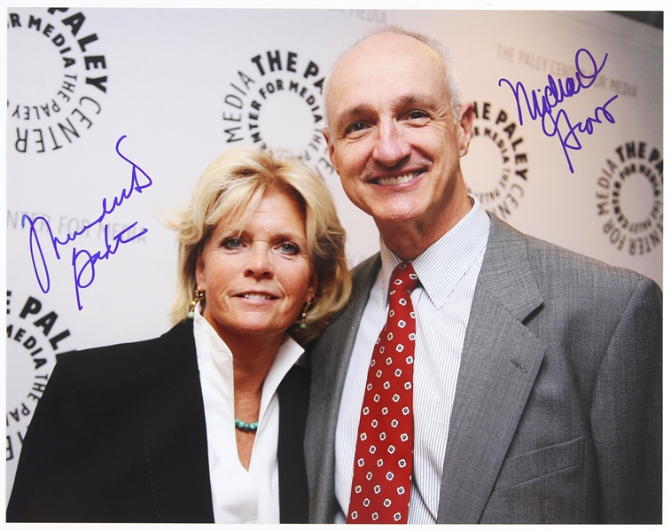 1982-1989 Michael Gross / Meredith Baxter Family Ties Signed 11"x 14" Photo (JSA)