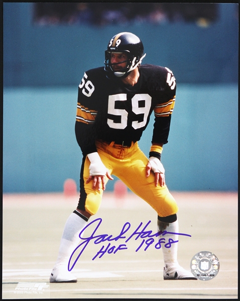 2000s Jack Ham Pittsburgh Steelers Signed 8" x 10" Photo (JSA)
