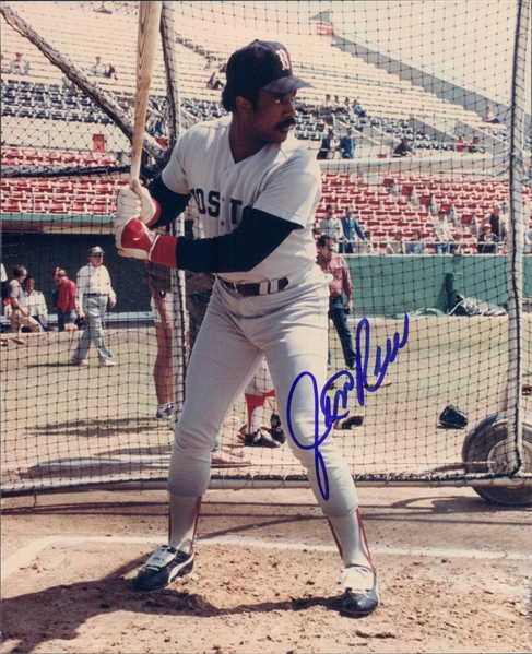 1974-1989 Jim Rice Boston Red Sox Autographed Color 8"x10" Photo (JSA)