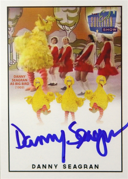 1974-77 Danny Seagren Big Bird Signed LE Trading Card (JSA)
