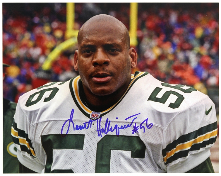 1996-1998 Lamont Hollinquest Green Bay Packers Signed 8"x 10" Photo (JSA)