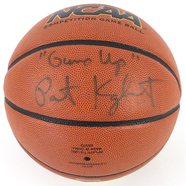 2009 Pat Knight Rick Barnes Mark Turgeon Texas Tech A&M Signed Basketball (JSA)