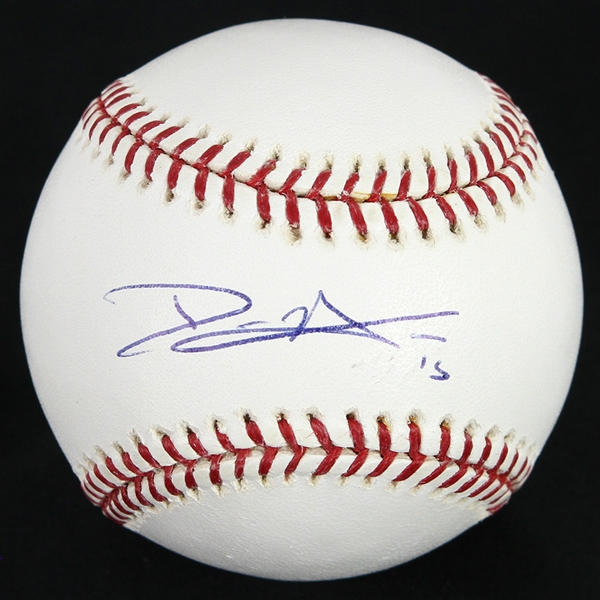 2008-09 Dan Haren Arizona Diamondback Signed OML Selig Baseball (JSA)