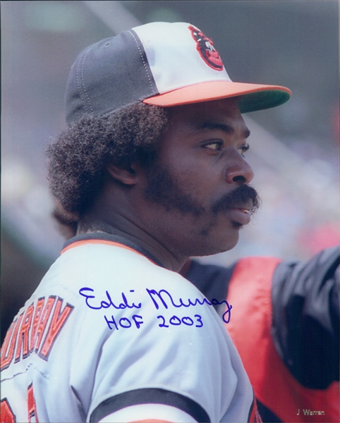 1977-1988, 1996 Eddie Murray Baltimore Orioles Autographed Color 8"x10" Photo (JSA)