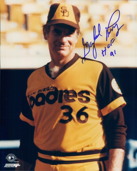 1978-1979 Gaylord Perry San Diego Padres Autographed Color 8"x10" Photo (JSA)
