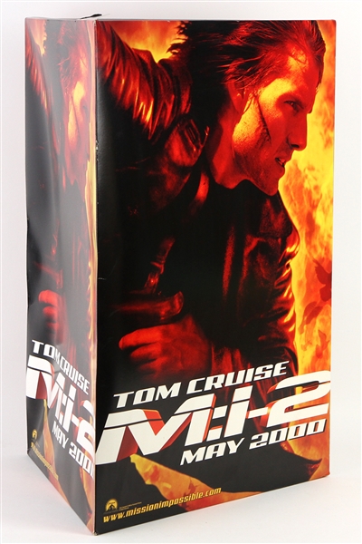 2000 Tom Cruise Mission: Impossible II 17" x 20" x 28" Triangular Advertising Display