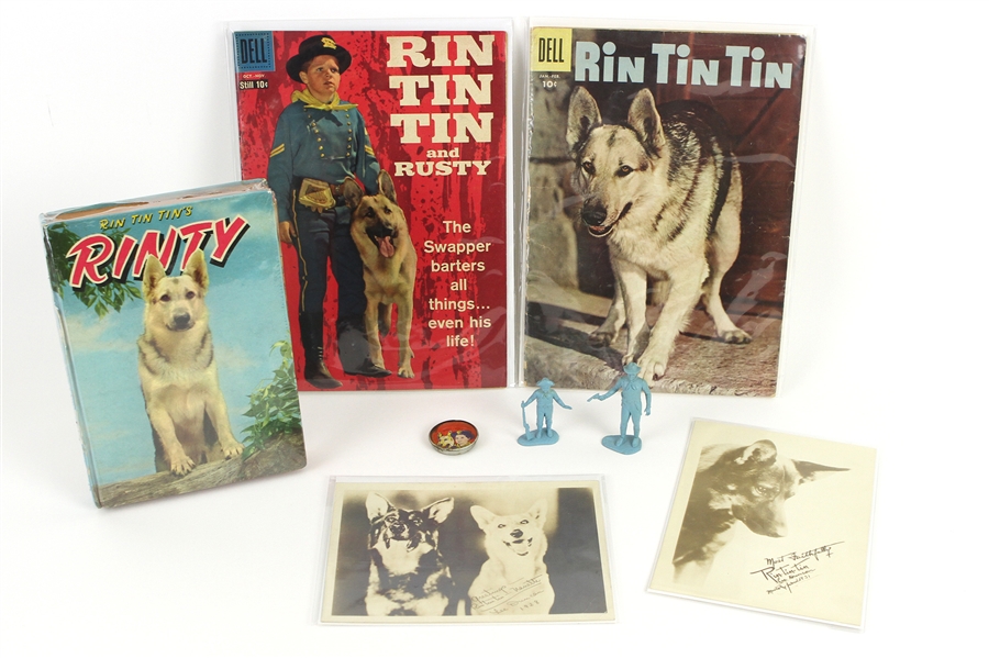 1920s-1950s Rin Tin Tin Memorabilia (Lot of 8)