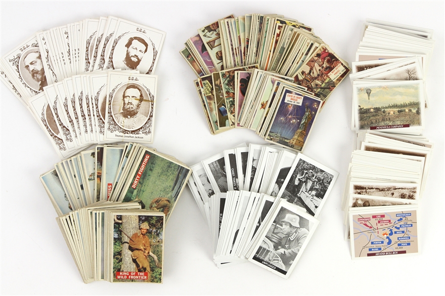 1950s-90s Non Sports Trading Cards - Lot of 380 w/ 1954 Topps Scoop, 1956 Topps Davy Crockett, 1967 Leaf Garrisons Gorillas & More