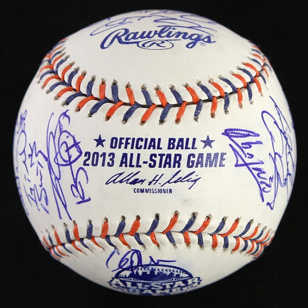 2013 National League All Stars Signed OASG Baseball w/ 28 Signatures Including Clayton Kershaw, Joey Votto, Troy Tulowitzki & More (JSA)