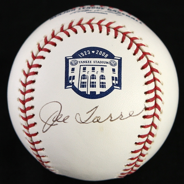 2008 Joe Torre New York Yankees Signed OML Selig Yankee Stadium 1923-2008 Baseball (JSA)