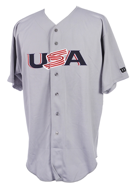 2009 Barry Larkin Team USA World Baseball Classic Retail Jersey
