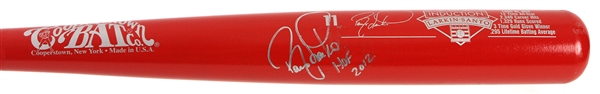 2012 Barry Larkin Cincinnati Reds Signed Cooperstown Bat Co. Hall of Fame Bat (JSA) 