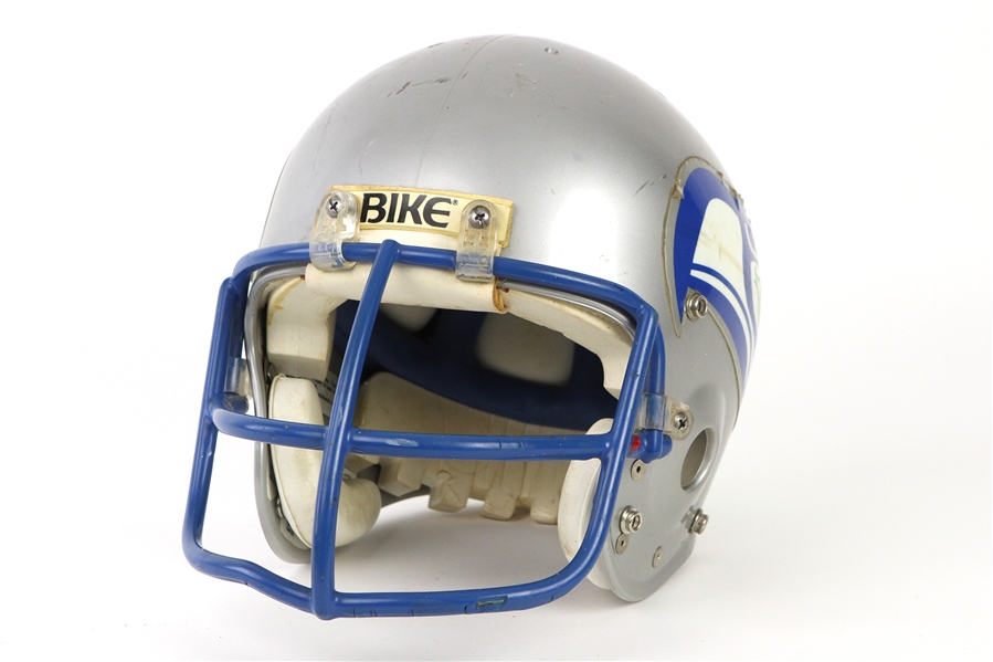 1983-84 Curt Warner Seattle Seahawks Game Worn Helmet (MEARS LOA)