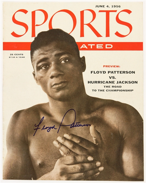 1956 Floyd Patterson Sports Illustrated magazine cover (JSA)