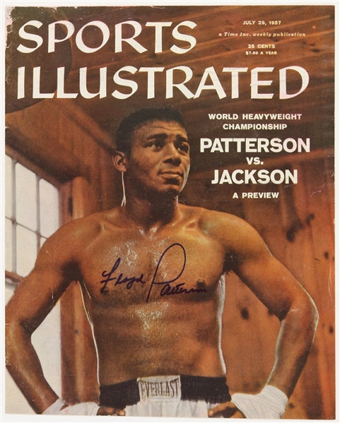 1957 Floyd Patterson Sports Illustrated Magazine Cover (JSA)