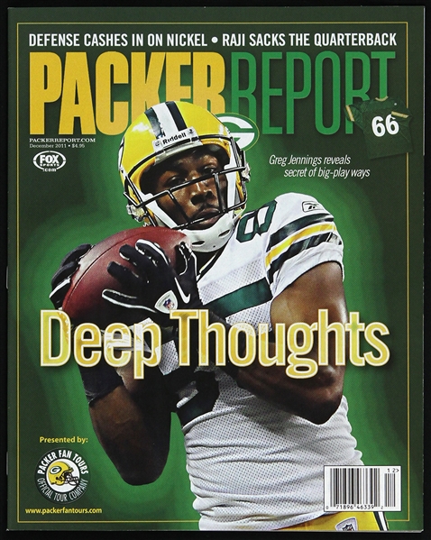 2011 Greg Jennings Green Bay Packers Packer Report 