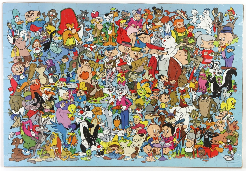 1981 Bugs Bunny Looney Tunes 23" x 33" Jigsaw Puzzle