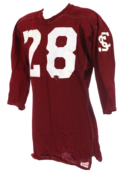 1967-73 SC #28 Game Worn Wilson Football Jersey (MEARS LOA)
