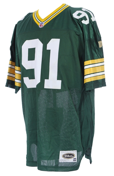 1990s Brian Noble Green Bay Packers Signed Jersey (*JSA*)