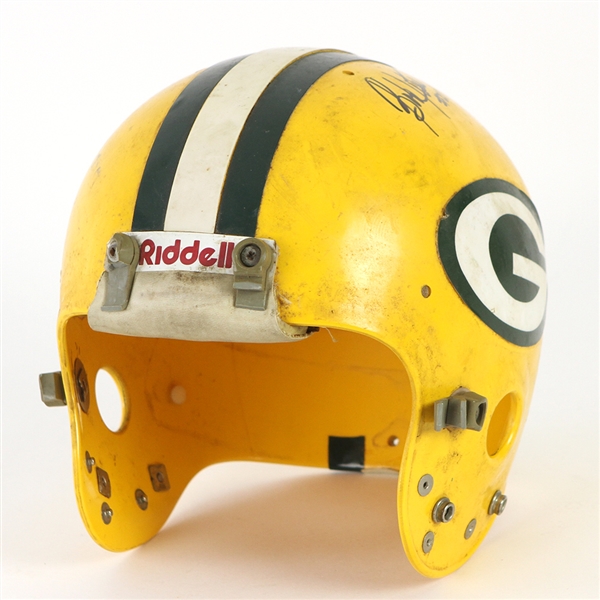 1970s Bob Jeter Green Bay Packers Signed Helmet Shell (JSA)