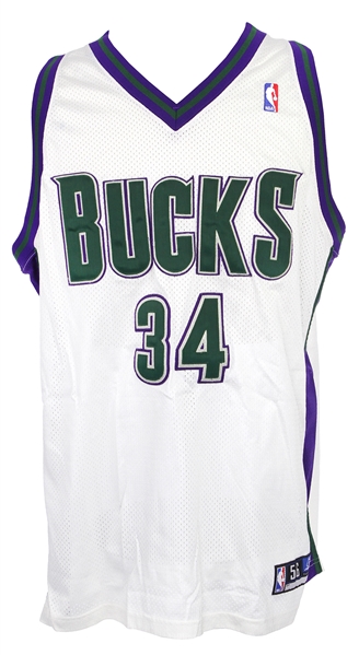 1997-2003 Ray Allen Milwaukee Bucks Home Jersey