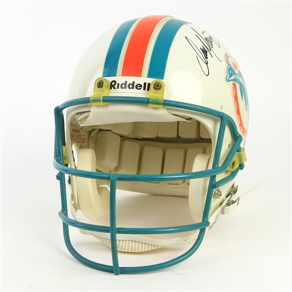1992 Dan Marino Miami Dolphis Signed Football Helmet (MEARS LOA/JSA)