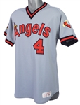 1985 Bobby Grich California Angels Road Jersey (MEARS LOA)