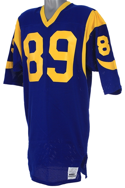 1980s Los Angeles Rams #89 Thompson Home Jersey (MEARS LOA)
