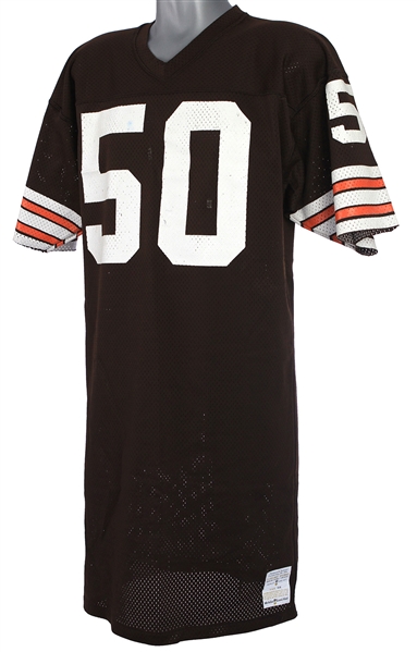 1982 Tom Cousineau Cleveland Browns Signed Game Worn Home Jersey (MEARS LOA/JSA)