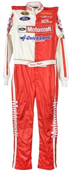 2010-14 Trevor Bayne NASCAR Sprint Cup Series Race Worn Driving Suit (MEARS LOA)