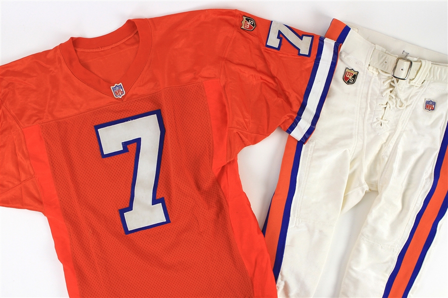 1995 John Elway Denver Broncos Home Uniform (MEARS LOA)