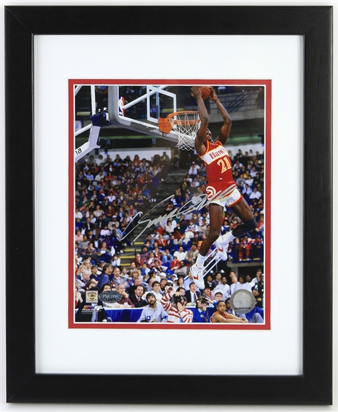 2010 Dominique Wilkins Atlanta Hawks Signed 13" x 16" Framed Photo (PSA/DNA)