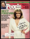 1983 Linda Evans Dynasty Signed People Magazine (JSA)
