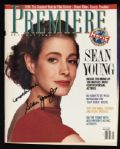 1989 Sean Young Blade Runner Signed Premier Magazine (JSA)
