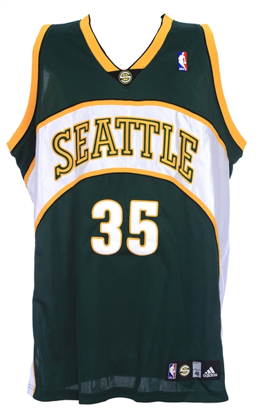 2007 Kevin Durant Seattle Supersonics Signed Jersey (Upper Deck Authentication)