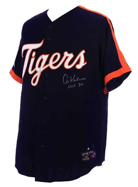 2007 Al Kaline Detroit Tigers Signed Jersey (MLB Hologram/TriStar)