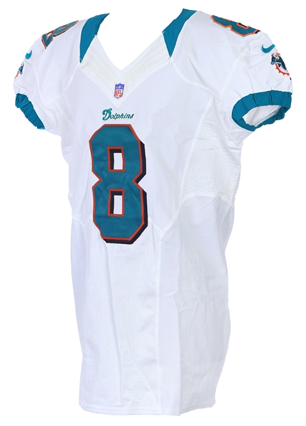 2012 Matt Moore Miami Dolphins Game Worn Road Jersey (MEARS LOA)