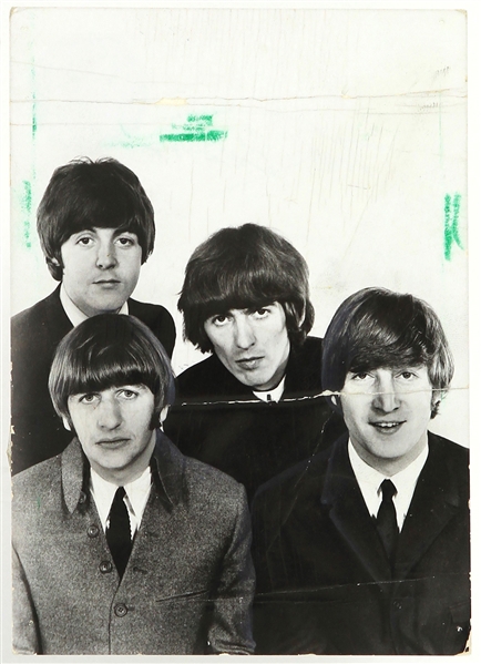 1969 Beatles 4"x 6" B&W Photo