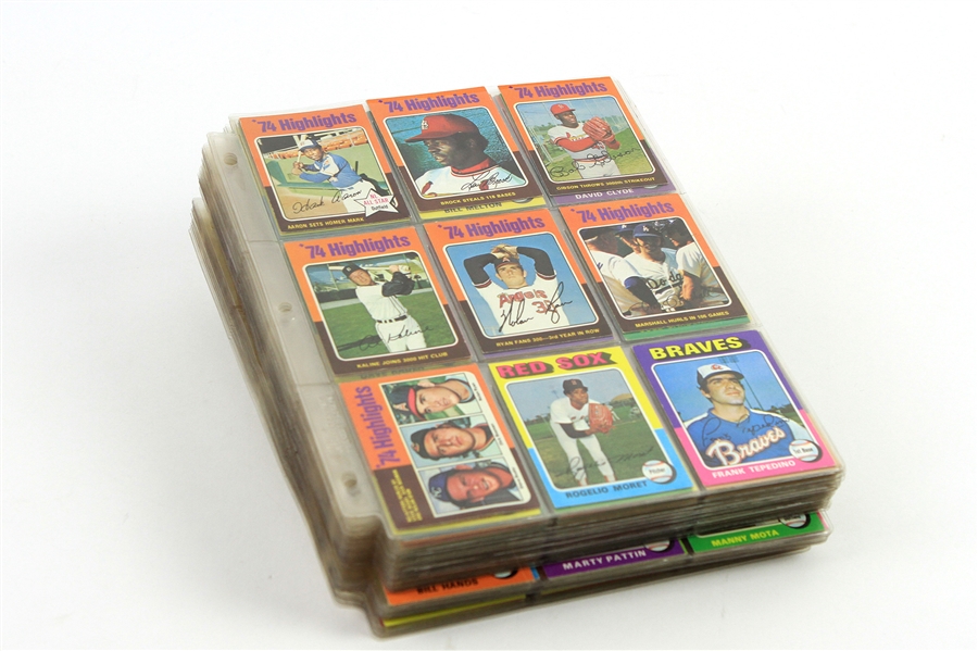 1975 Topps Baseball Trading Card Complete Set (660/660)