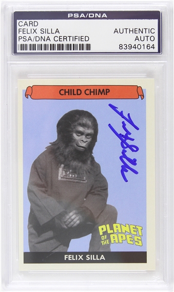 1968 Felix Silla “Child Chimp” Planet of the Apes Signed LE Trading Card (PSA/DNA Slabbed)