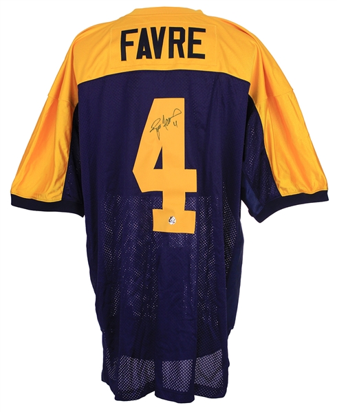 1994 Brett Favre Green Bay Packers Signed Mitchell & Ness Throwback Jersey (Player Hologram)
